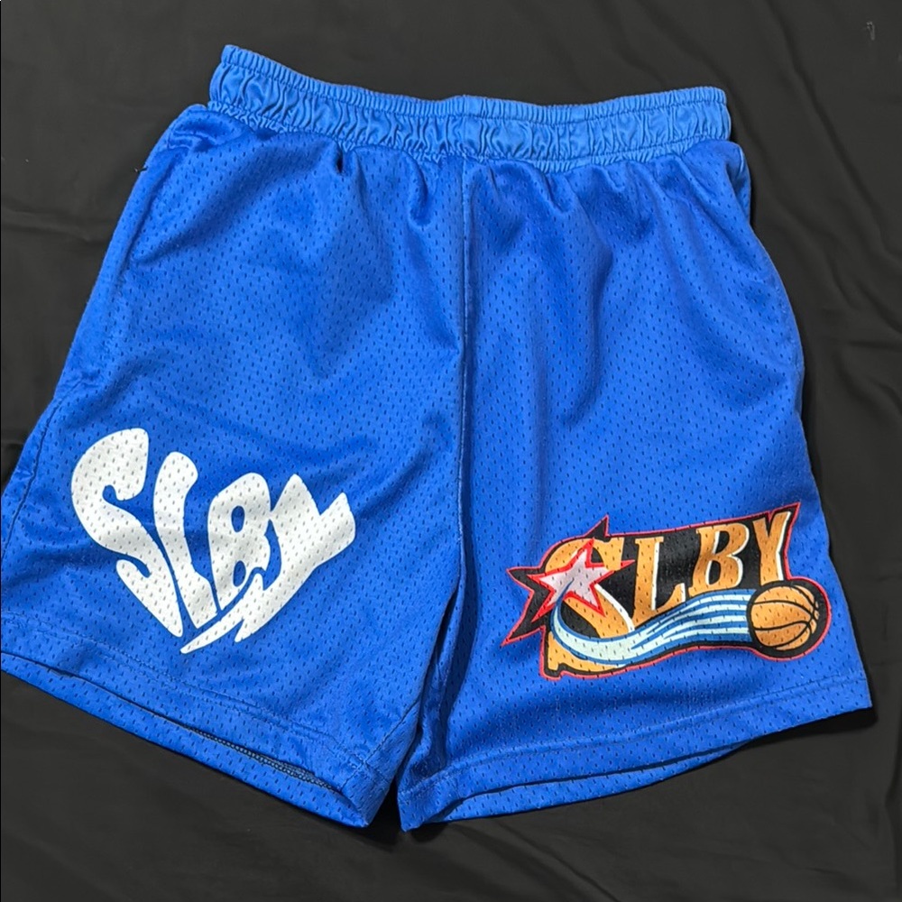 SLBY Blue Athletic Shorts